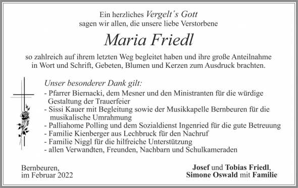 Maria Friedl