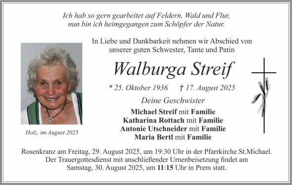 Walburga Streif