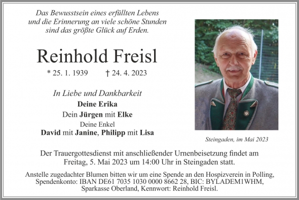 Reinhold Freisl