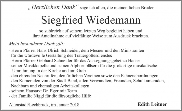 Siegfried Wiedemann
