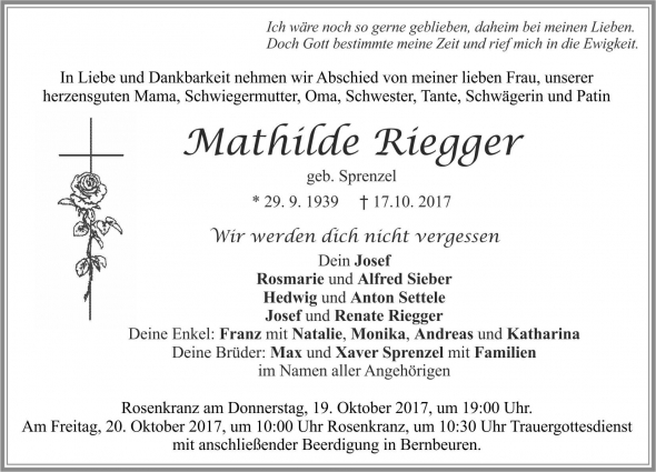 Mathilde Riegger