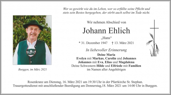 Johann Ehlich