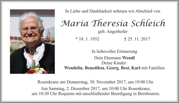 Maria Theresia Schleich