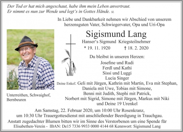 Sigismund Lang