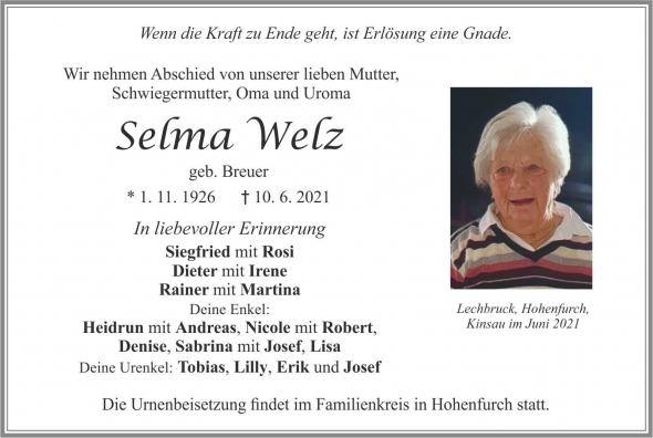 Selma Welz