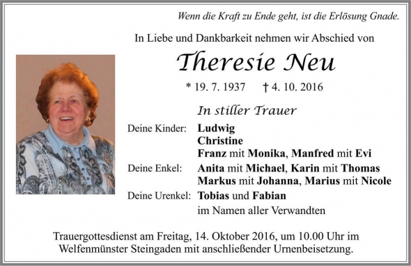 Theresie Neu