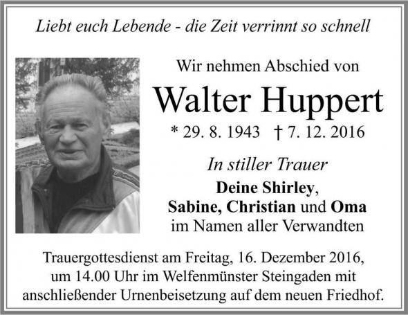 Walter Huppert