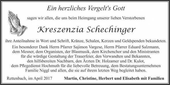 Kreszenzia Schechinger