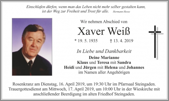 Xaver Weiß