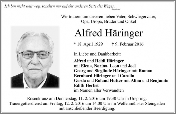 Alfred Häringer