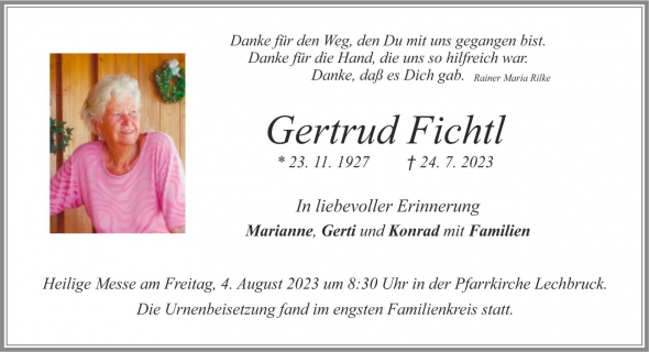 Gertrud Fichtl
