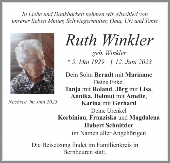 Ruth Winkler