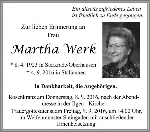 Martha Werk