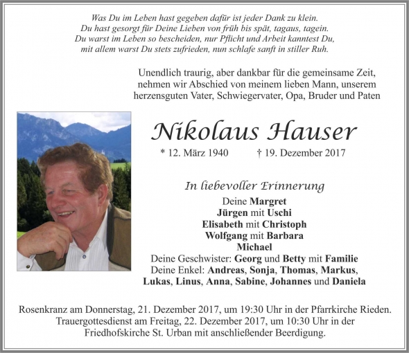 Nikolaus Hauser