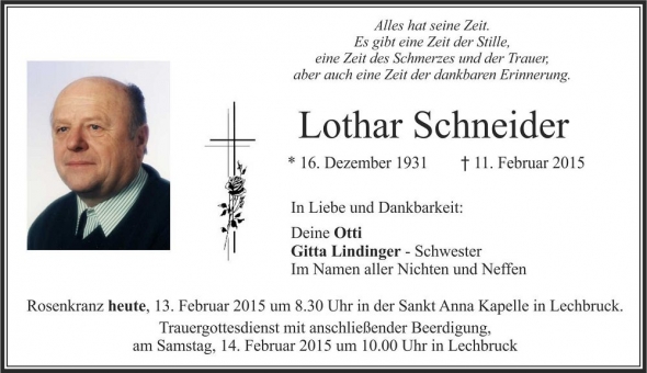 Lothar Schneider