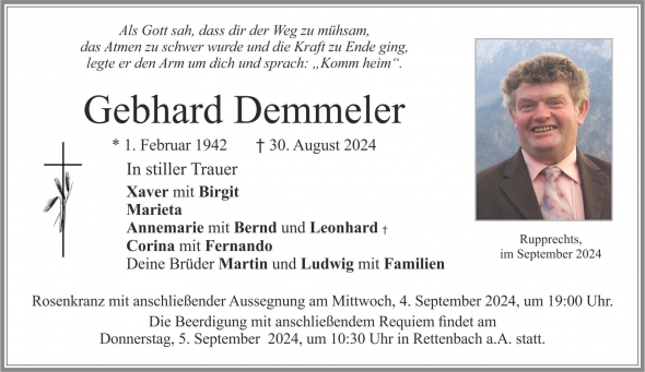 Gebhard Demmeler