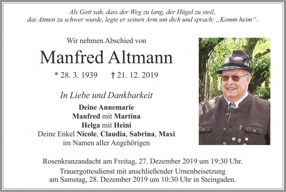 Manfred Altmann