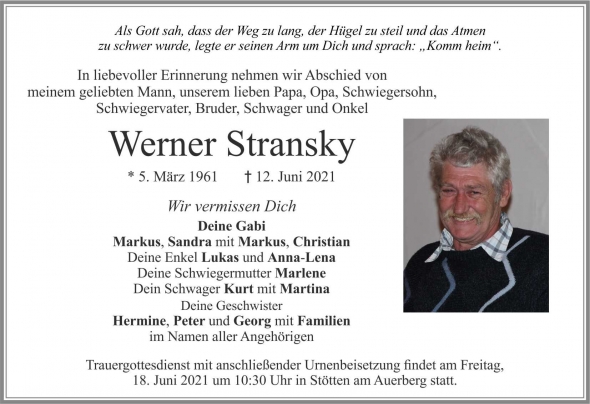 Werner Stransky