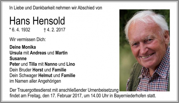 Hans Hensold