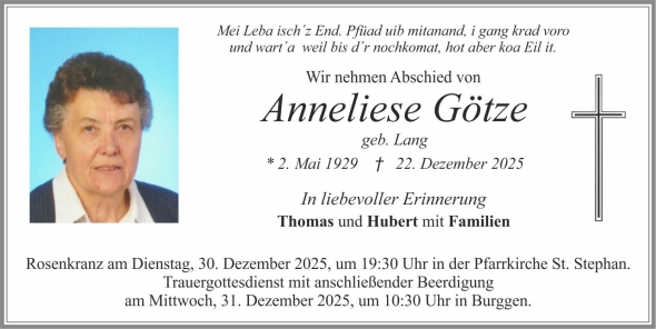 Anneliese Götze