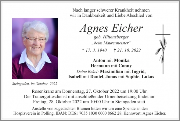 Agnes Eicher
