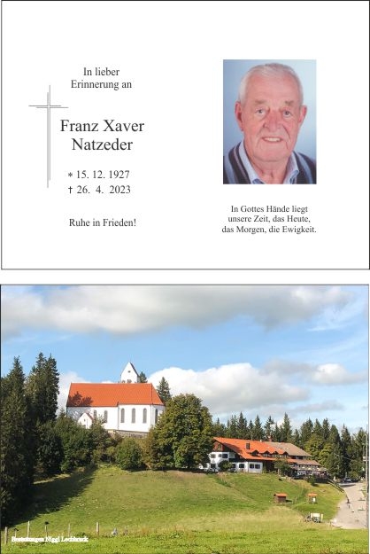 Franz Xaver Natzeder