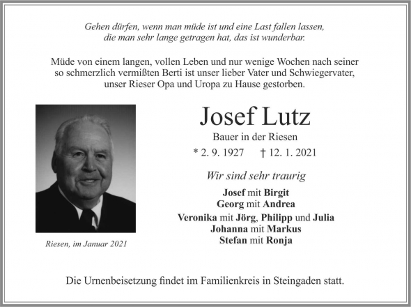 Josef Lutz