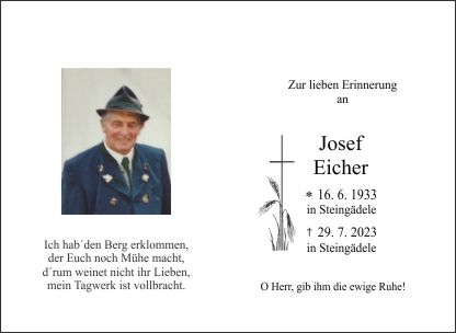 Eicher Josef