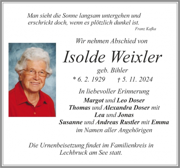 Isolde Weixler