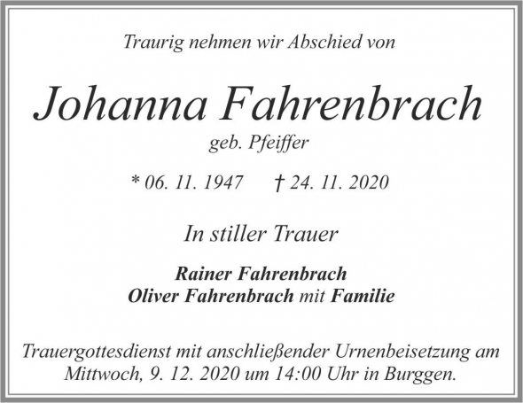 Johanna Fahrenbrach