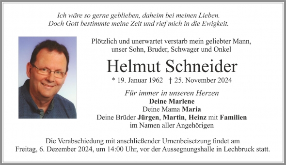 Helmut Schneider