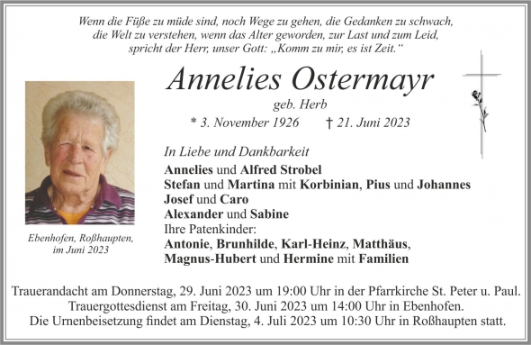 Annelies Ostermayr