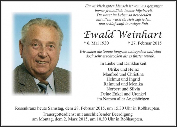 Ewald Weinhart