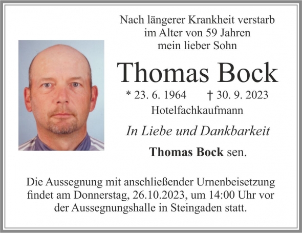 Thomas Bock