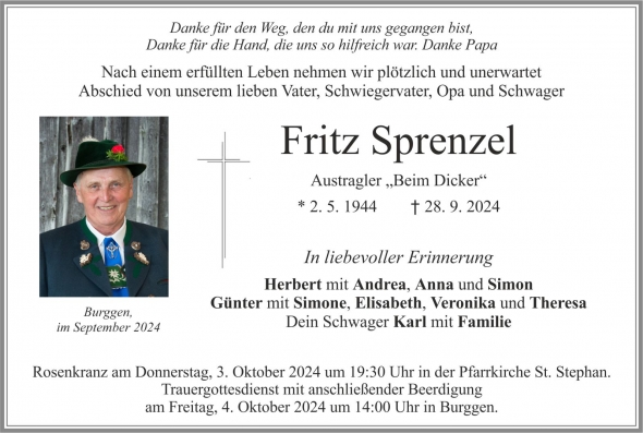 Fritz Sprenzel