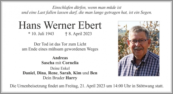 Hans Werner Ebert