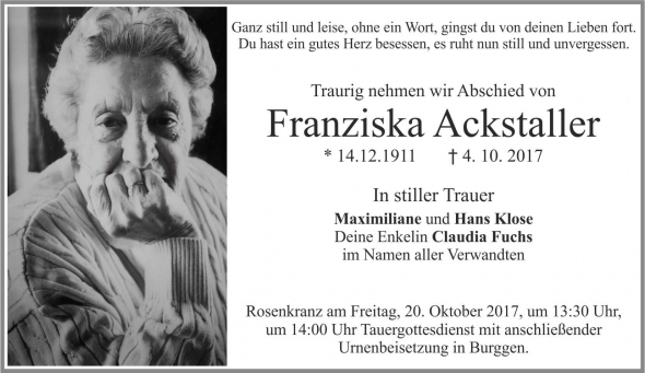 Franziska Ackstaller