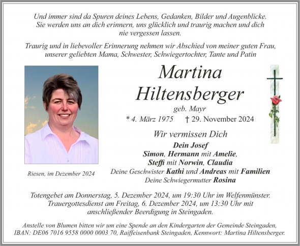 Martina Hiltensberger