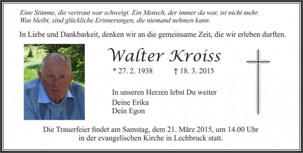 Walter Kroiss