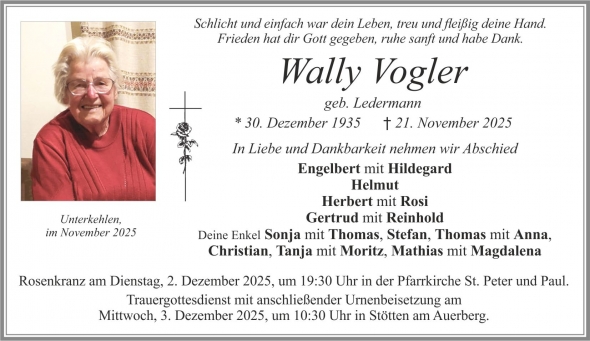 Wally Vogler
