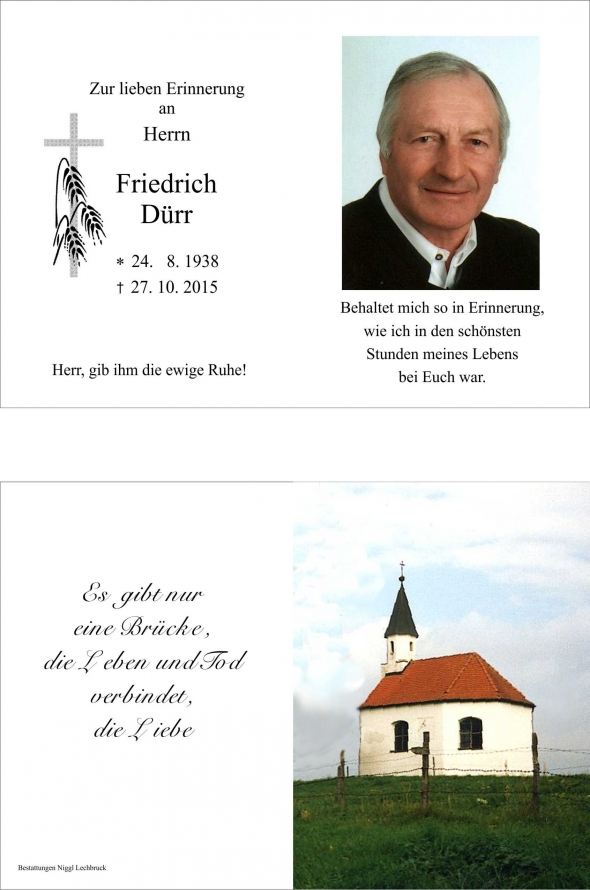 Friedrich Dürr