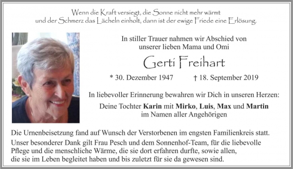 Gerti Freihart