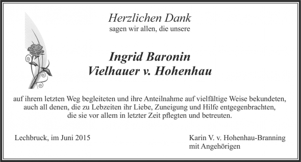 Ingrid Baronin Vielhauer von Hohenhau