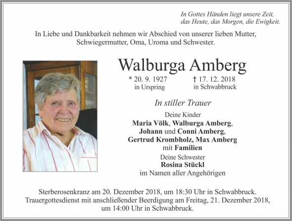 Walburga Amberg