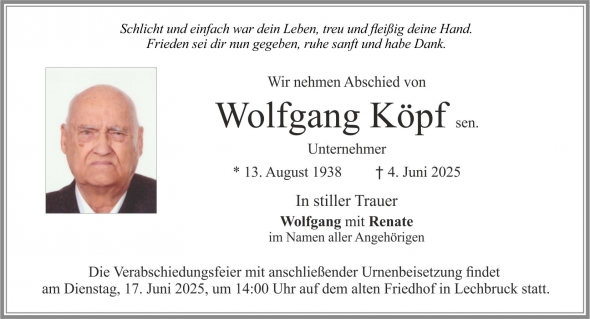 Wolfgang Köpf