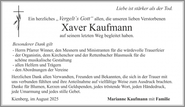 Xaver Kaufmann