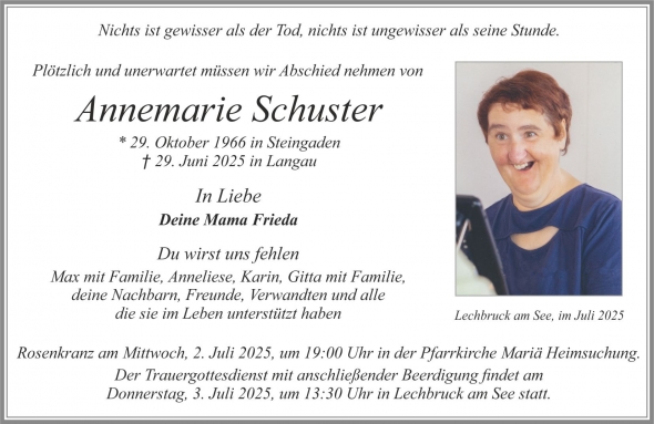 Annemarie Schuster