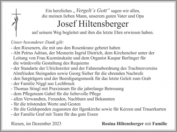 Josef Hiltensberger