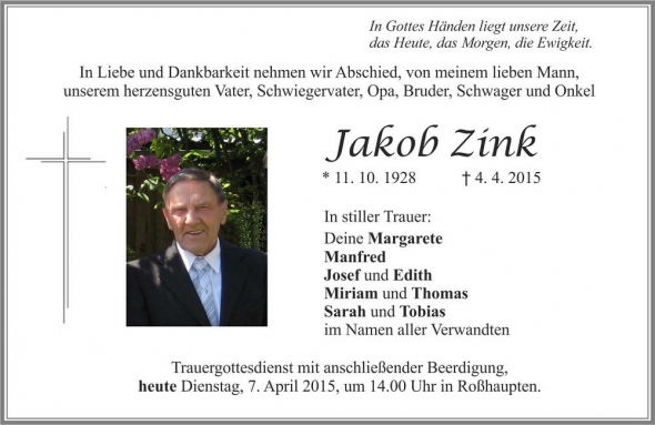 Jakob Zink