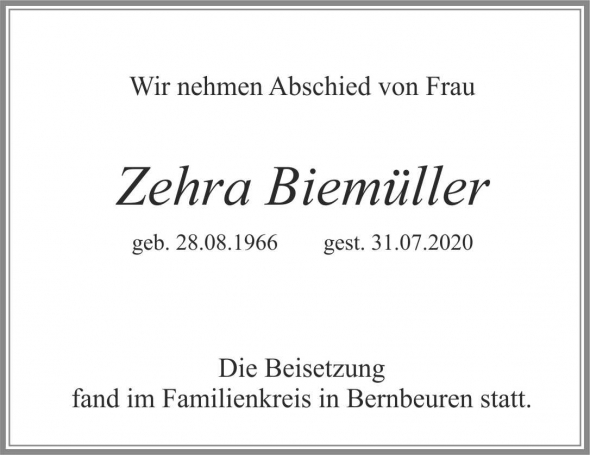 Zehra Biemüller